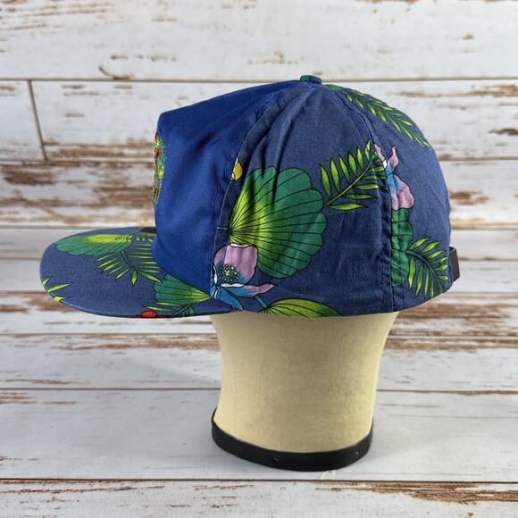 VINTAGE Jeep Eagle Aloha Bowl Hawaii Hat Adult Size Adjustable Floral Mens 80s - Picture 4 of 8